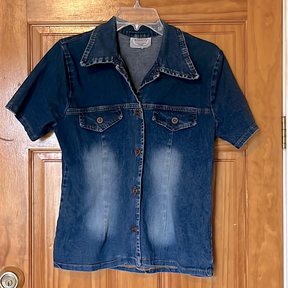Y2K Denim Top